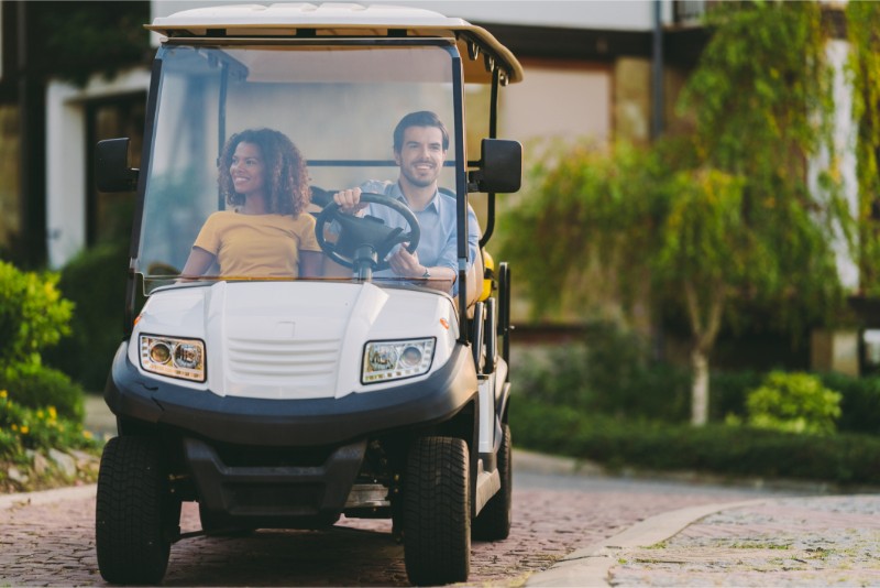 Golf Carts are the Go-To Mode of Transportation in Ambergris Caye and Caye Caulker Islands