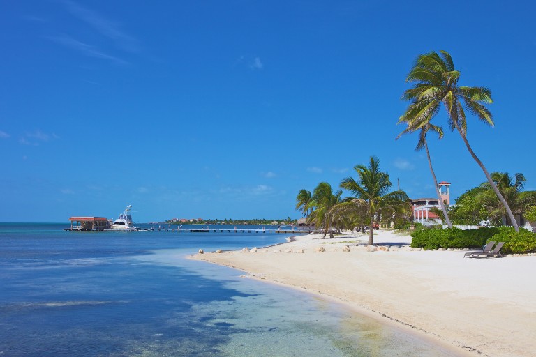 Beach Resort on the Ocean in Belize